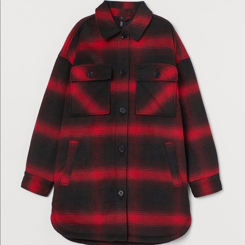 Shacket Black Red